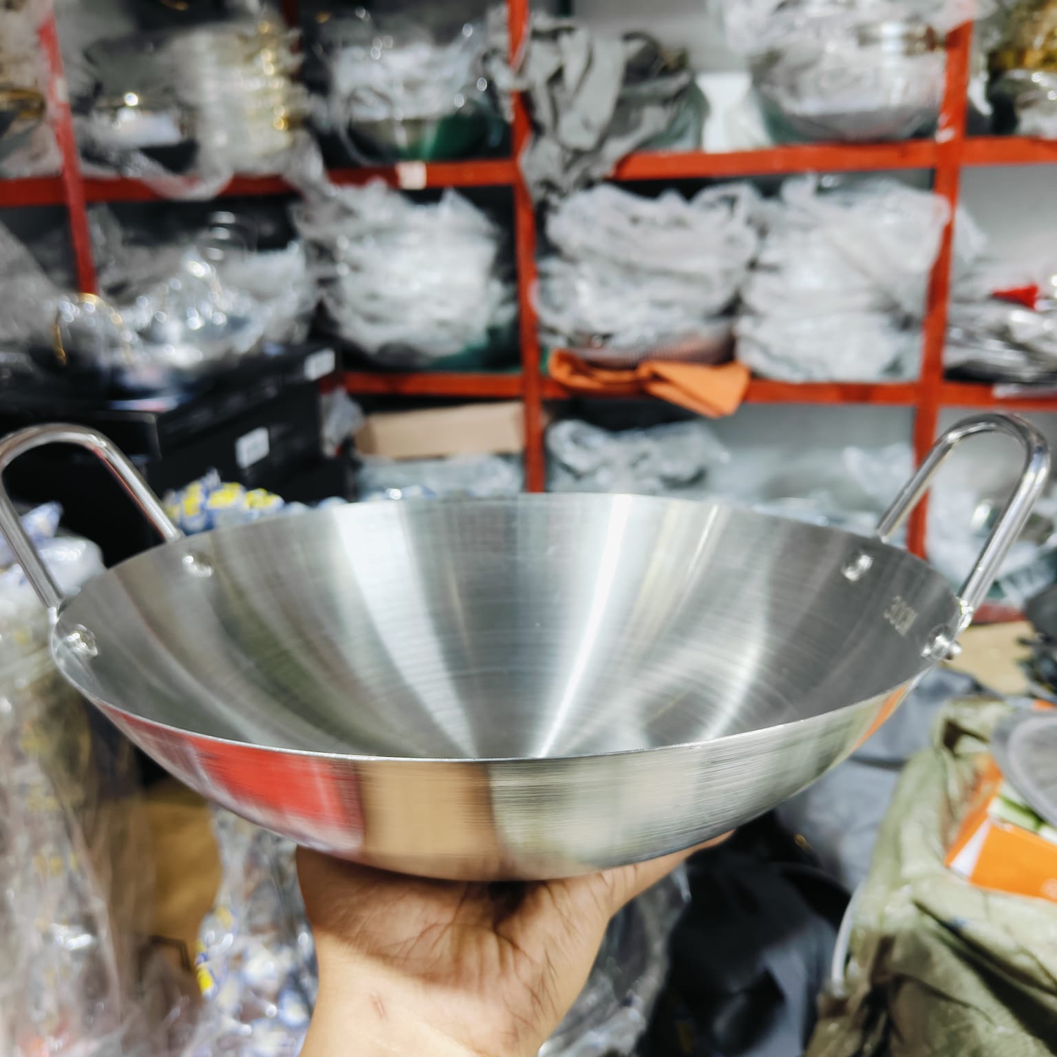 28cm Stainless Steel Chines Korai (Majuni free 3 pcs )