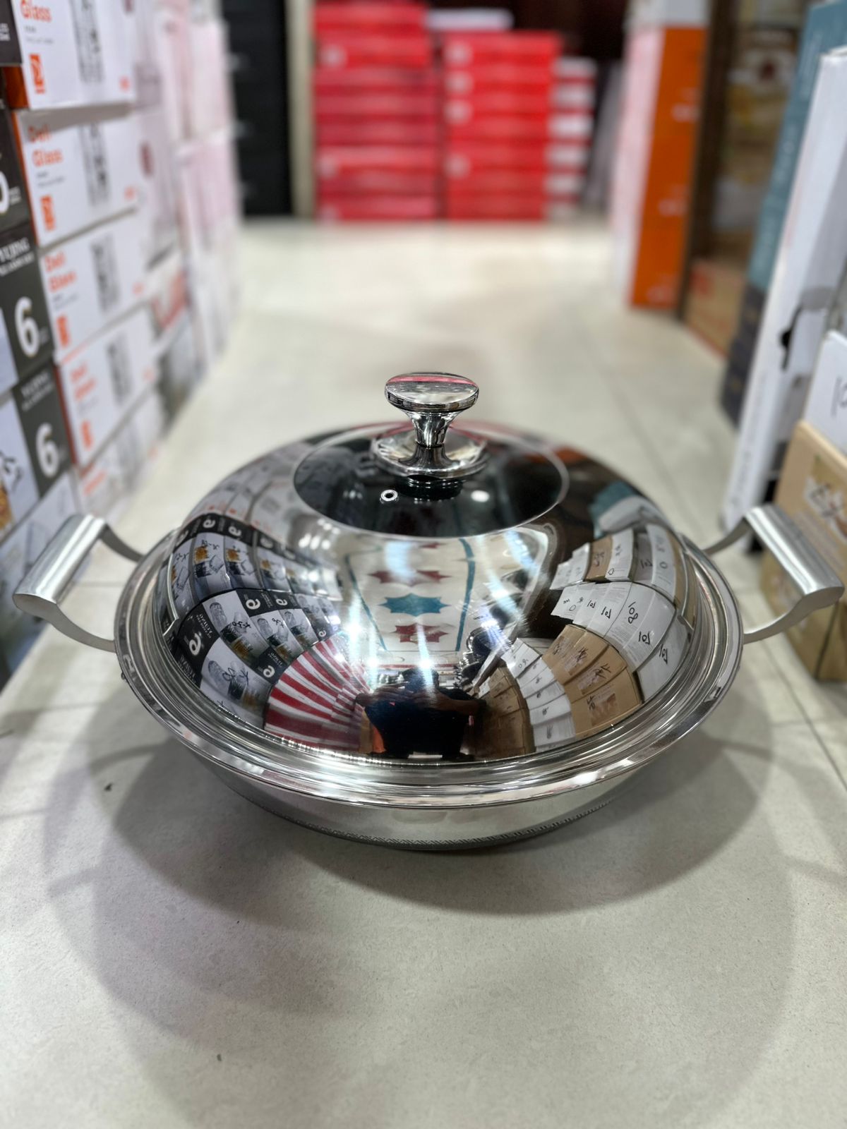 Deep Large korai with glass lid Germany Technology Both side Honeycomb