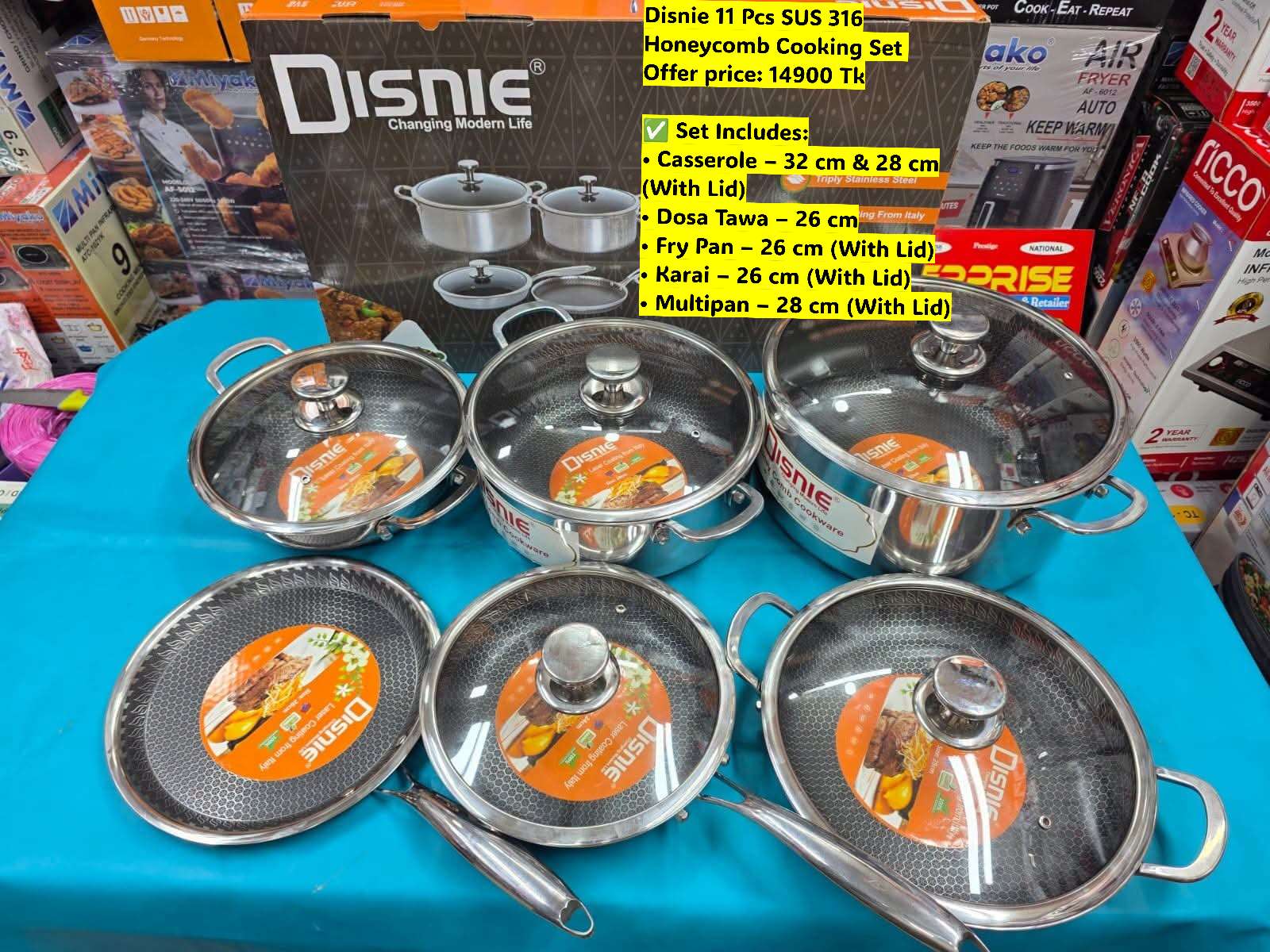 Disnie 11 pcs cooking Comboo