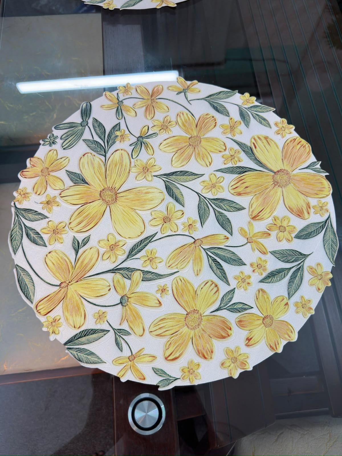 Premium New Flower Shaped PVC Mats 3006
