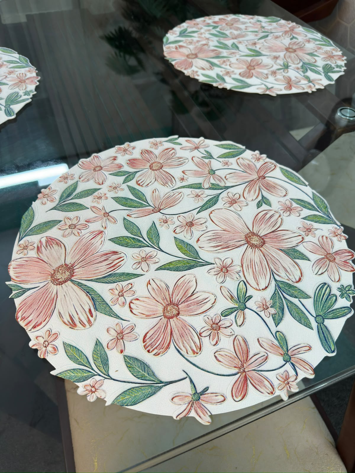 Premium New Flower Shaped PVC Mats 3007